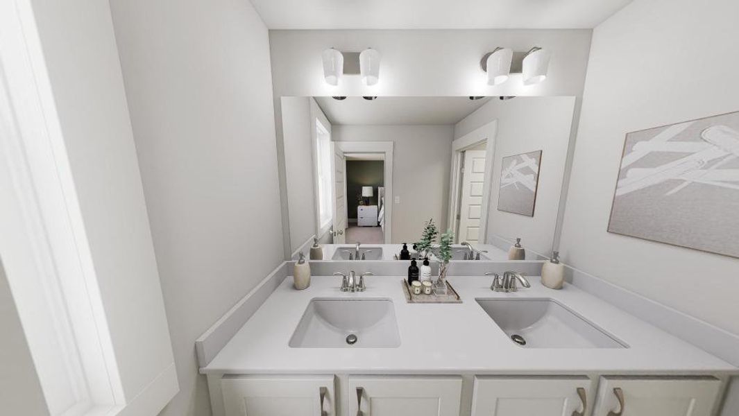 Furnished interior view inside a new home in The Preserve at Marks Creek, Knightdale (Image 5).