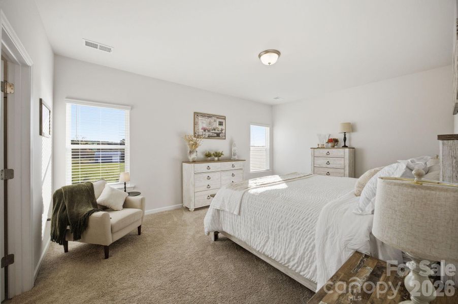 Furnished interior view inside a new home in Catawba Trace, Catawba (Image 23). Furnished interior view inside a new home in Catawba Trace, Catawba (Image 23).