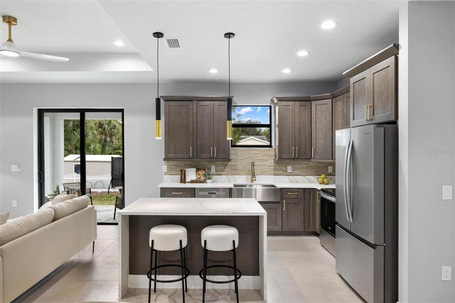 Furnished interior view inside a new home in , North Port (Image 8).