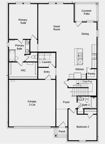 Additional Highlights Include: GE top load washer and electric dryer, GE refrigerator, gas drop for future outdoor grill, and whole house blinds.