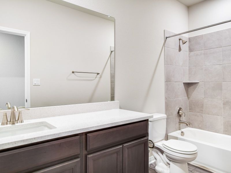 Furnished interior view inside a new home in Butler Farms - Boulevard Collection, Liberty Hill (Image 4).