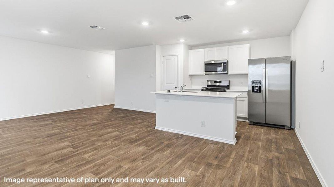 Furnished interior view inside a new home in Blue Ridge Ranch, San Antonio (Image 3).