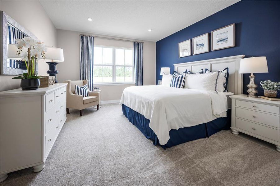 Furnished interior view inside a new home in The Palms at Venetian Bay, New Smyrna Beach (Image 13).