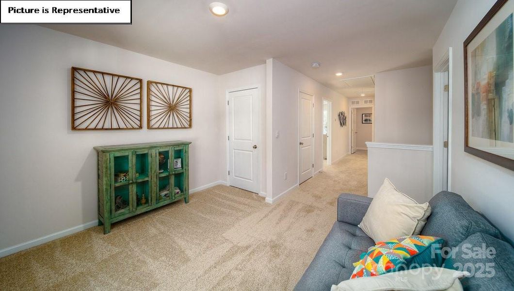 Furnished interior view inside a new home in Lakeshore at Windstone, Mooresville (Image 4).