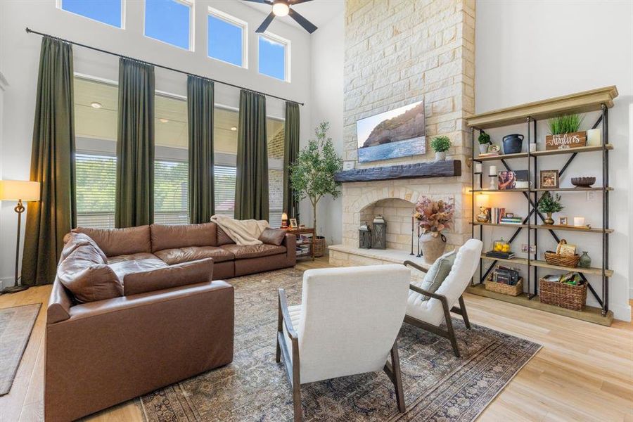Furnished interior view inside a new home in Grayhawk Addition, Forney (Image 10).