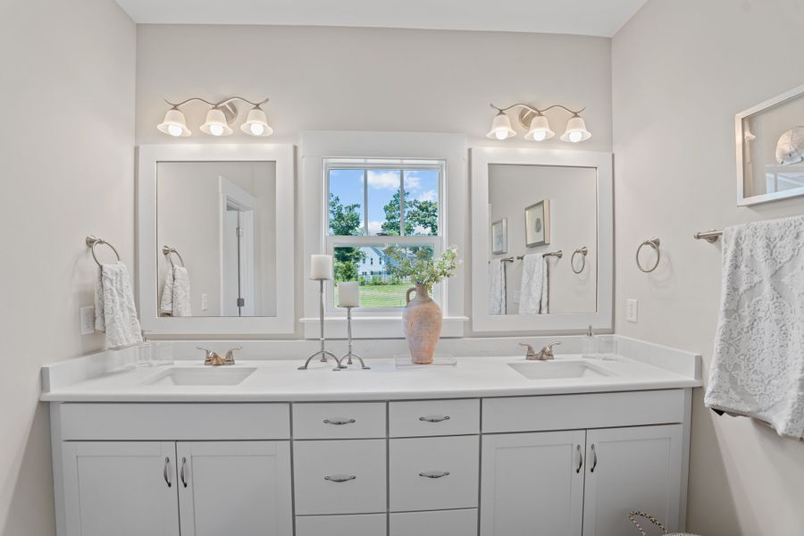 Representative furnished interior of a home built from the Scout by Bill Clark Homes in Sidbury Landing, Wilmington (Image 45).