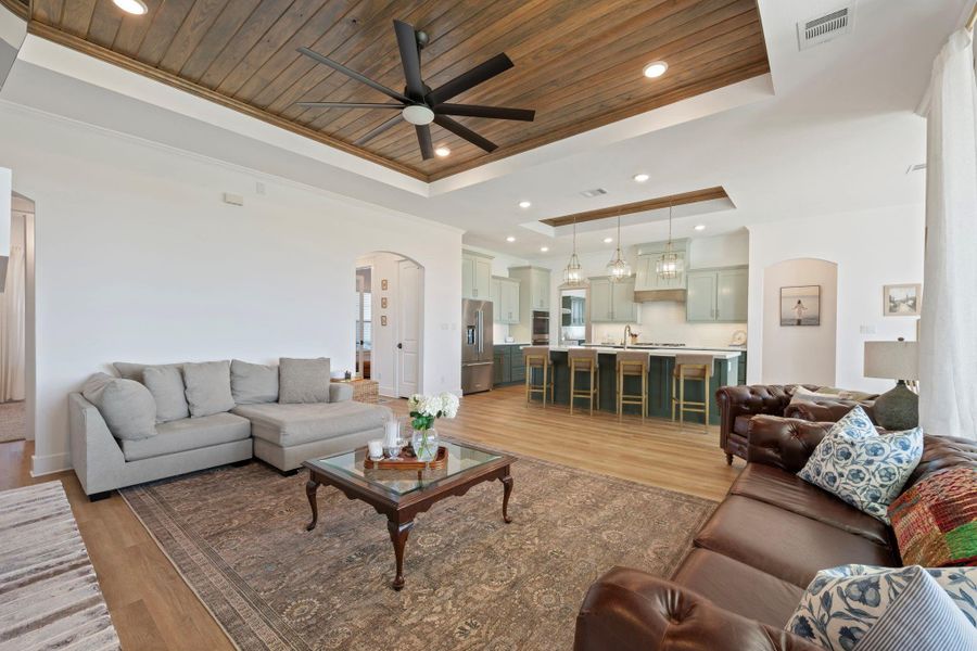 Furnished interior view inside a new home in , College Station (Image 7). Furnished interior view inside a new home in , College Station (Image 7).