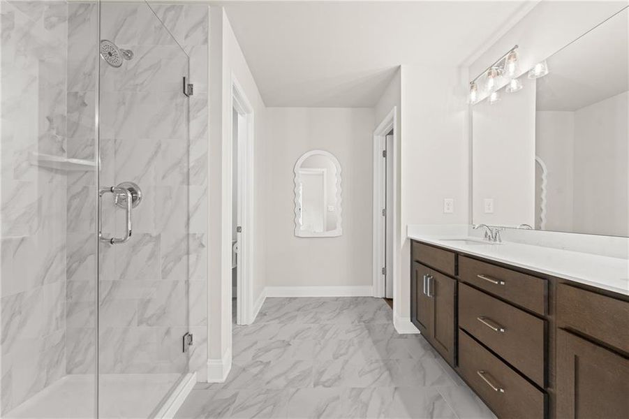Furnished interior view inside a new home in , Duluth (Image 11).