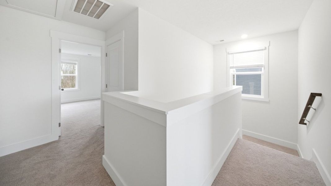 Spacious, unfurnished interior of a new home in Keebler Meadows, Johnson City (Image 30).