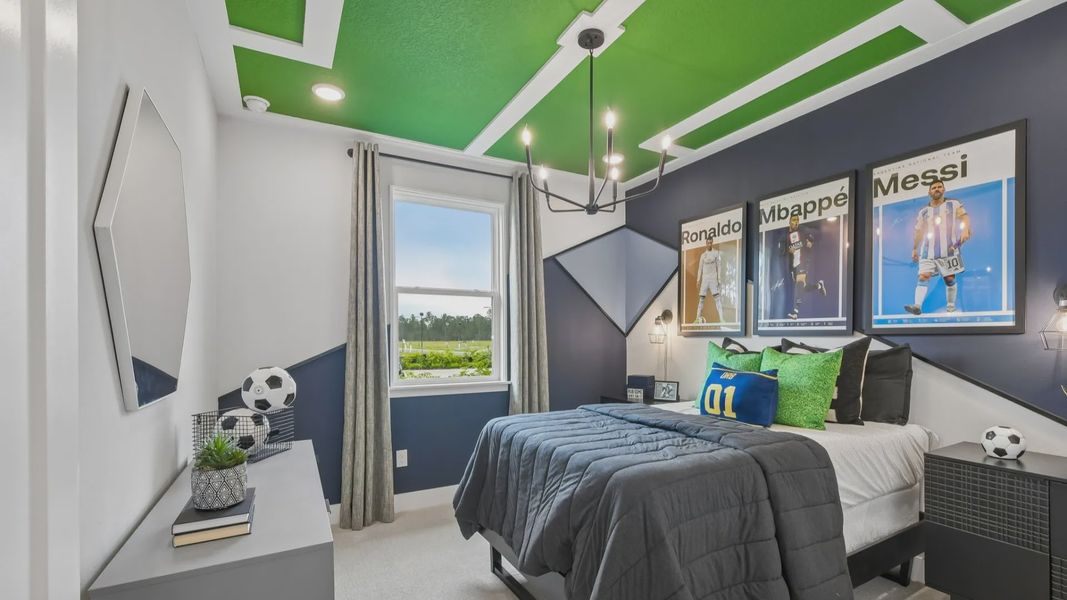 Furnished interior view inside a new home in Ardisia Park, New Smyrna Beach (Image 61).