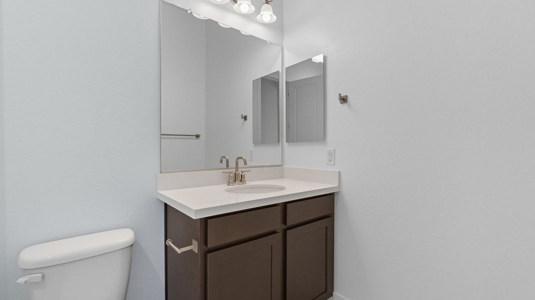 Furnished interior view inside a new home in Hacienda at Estrella, Goodyear (Image 46).