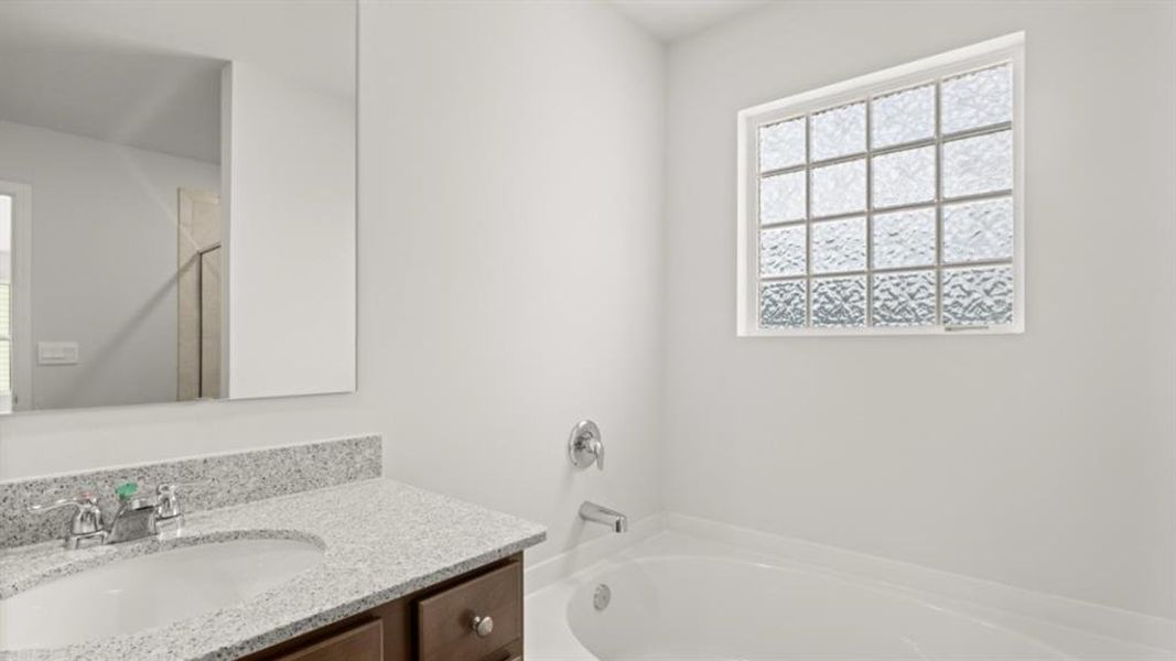 Furnished interior view inside a new home in Fairway 17 at Mirror Lake, Villa Rica (Image 12).