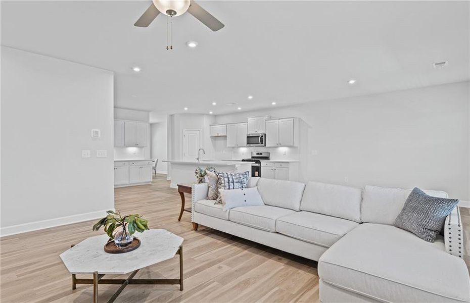 Furnished interior view inside a new home in Anderson Point, McDonough (Image 4).