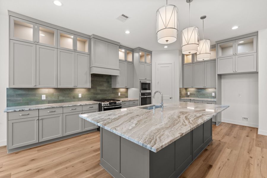 Representative furnished interior of a home built from the Waterloo – 60′ Lot by Chesmar Homes in Wildrye, Waller (Image 4).