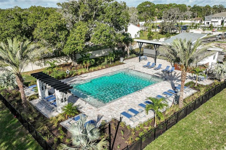 Pool Aerial Photo