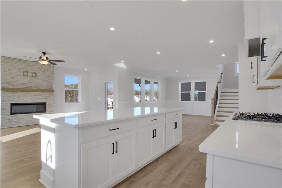 Furnished interior view inside a new home in Hillside Manor, Powder Springs (Image 11).