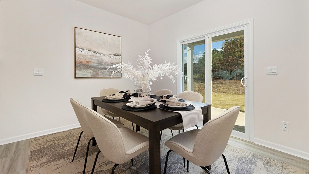 Furnished interior view inside a new home in Valleywood Farms, Waynesville (Image 9).