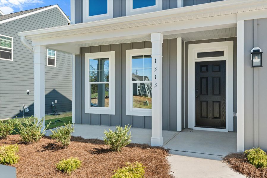 Exterior details and patio area of a home in Wexford, Elon (Image 3). Exterior details and patio area of a home in Wexford, Elon (Image 3).
