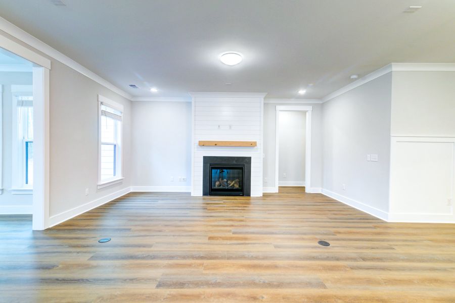 Representative unfurnished interior of a home built from the Sumter by Center Park Homes in Sweetbay Cove, Summerville (Image 41). Representative unfurnished interior of a home built from the Sumter by Center Park Homes in Sweetbay Cove, Summerville (Image 41).