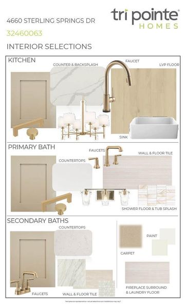 Sample of building materials used in homes in Woodson’s Reserve, Spring (Image 4).