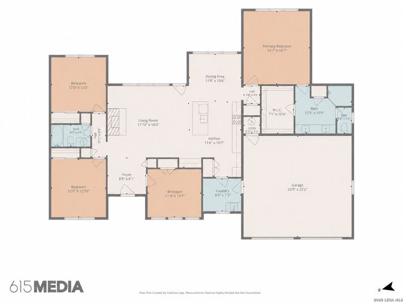 2D floor plan layout of this home in , Canyon Lake, TX (Image 5).
