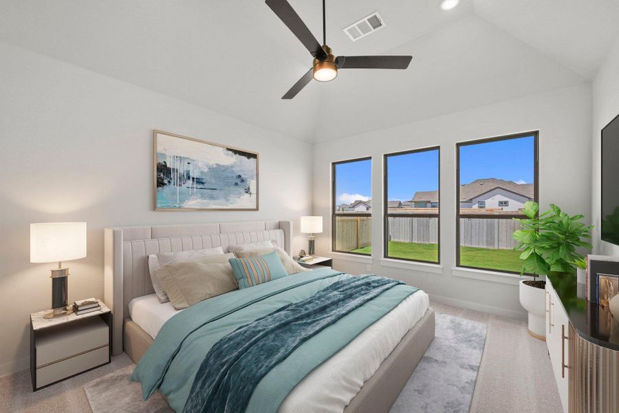 Primary Bedroom - Virtually Staged