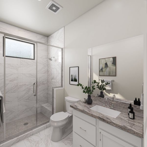 Representative furnished interior of a home built from the Salerno by Tri Pointe Homes in The Estates at James Lane, Fulshear (Image 24).