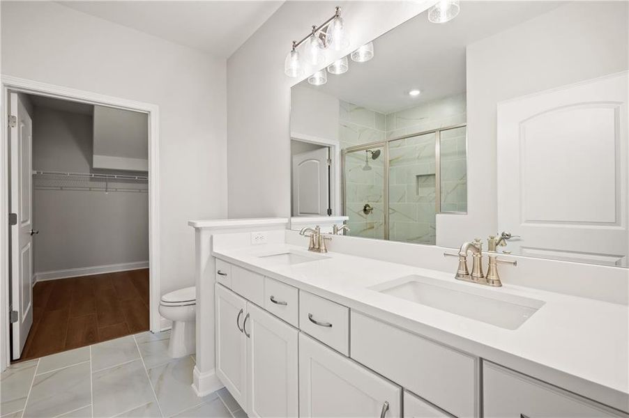 Furnished interior view inside a new home in , Cartersville (Image 8).