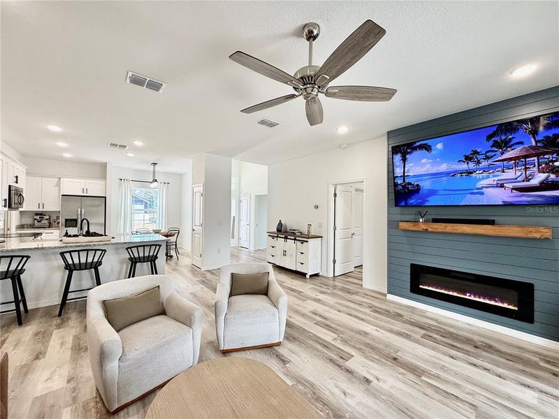 Furnished interior view inside a new home in , Eustis (Image 8).