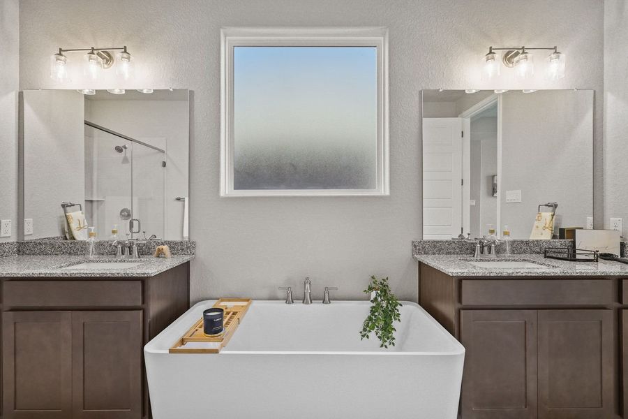 Representative furnished interior of a home built from the The Jennings G by Davidson Homes LLC in The Reserve at Potranco Oaks, Castroville (Image 32).
