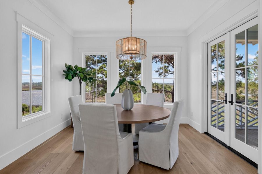 Furnished interior view inside a new home in , Johns Island (Image 59).