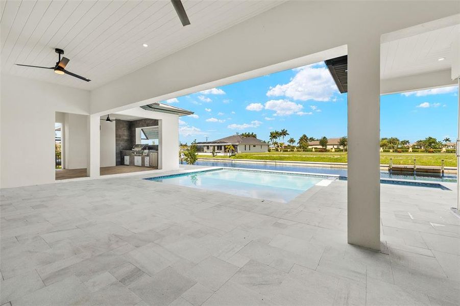 Exterior details and patio area of a home in , Cape Coral (Image 4). Exterior details and patio area of a home in , Cape Coral (Image 4).