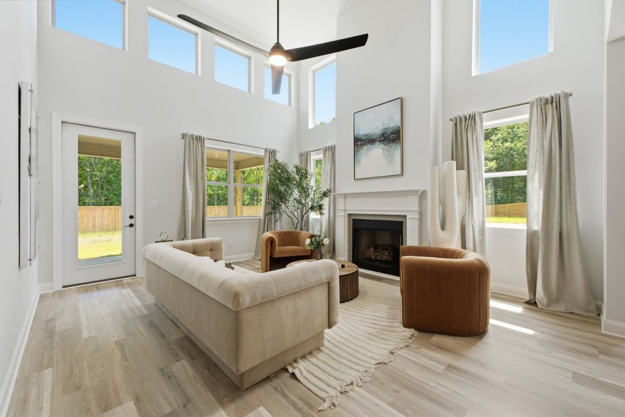 Furnished interior view inside a new home in Storyvale, Hixson (Image 11).
