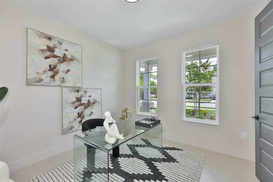 Furnished interior view inside a new home in , Tampa (Image 7).