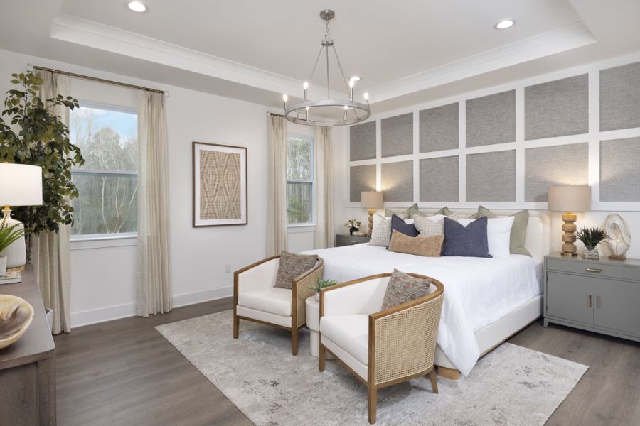 Representative furnished interior of a home built from the Appalachian by Mattamy Homes in Bloom, Fuquay Varina (Image 10).