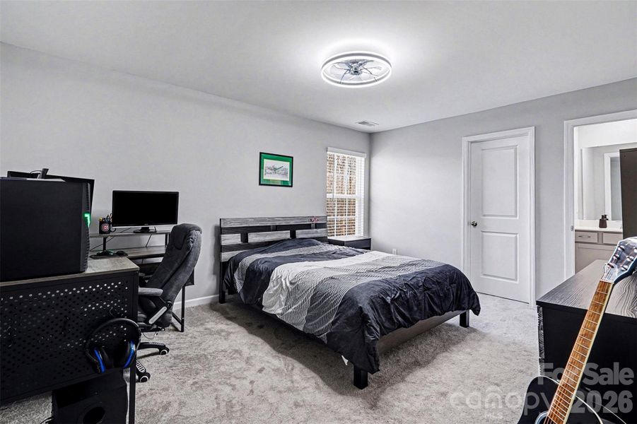 Furnished interior view inside a new home in Falls Cove at Lake Norman, Troutman (Image 41).
