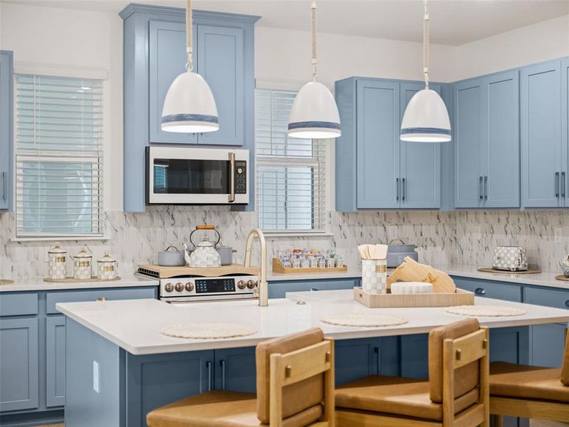 Furnished interior view inside a new home in Harvest at Ovation, Winter Garden (Image 33).