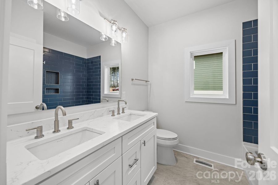 Furnished interior view inside a new home in , Statesville (Image 9).