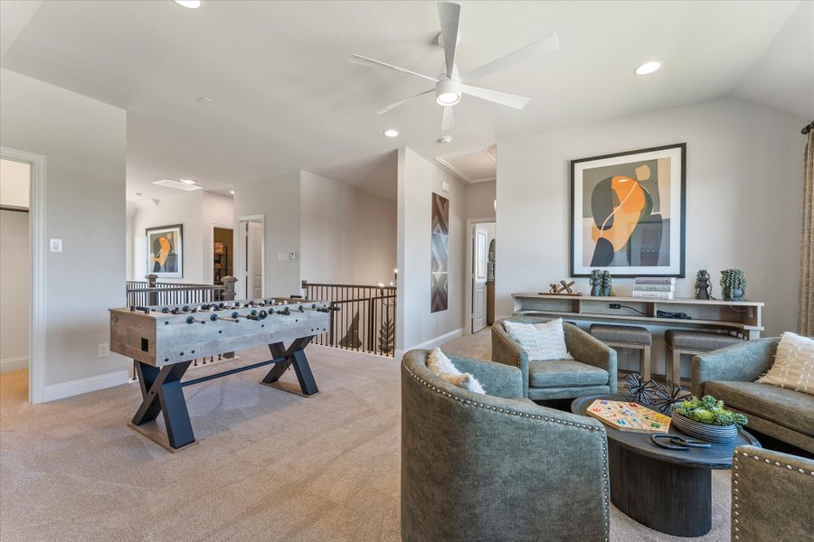 Furnished interior view inside a new home in Walton Ridge, Corinth (Image 29).