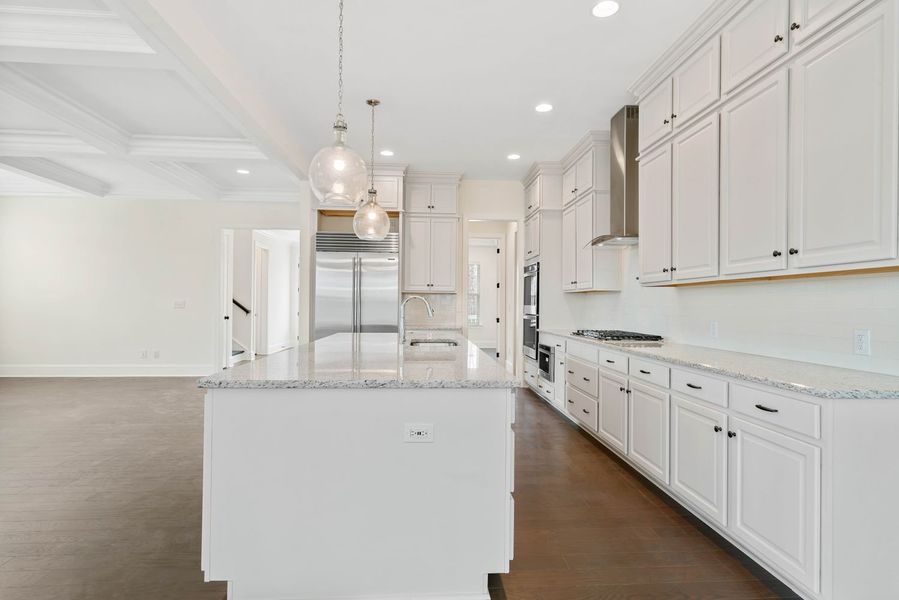 Representative furnished interior of a home built from the Princeton by Greybrook Homes in Harbor Watch, Statesville (Image 11).
