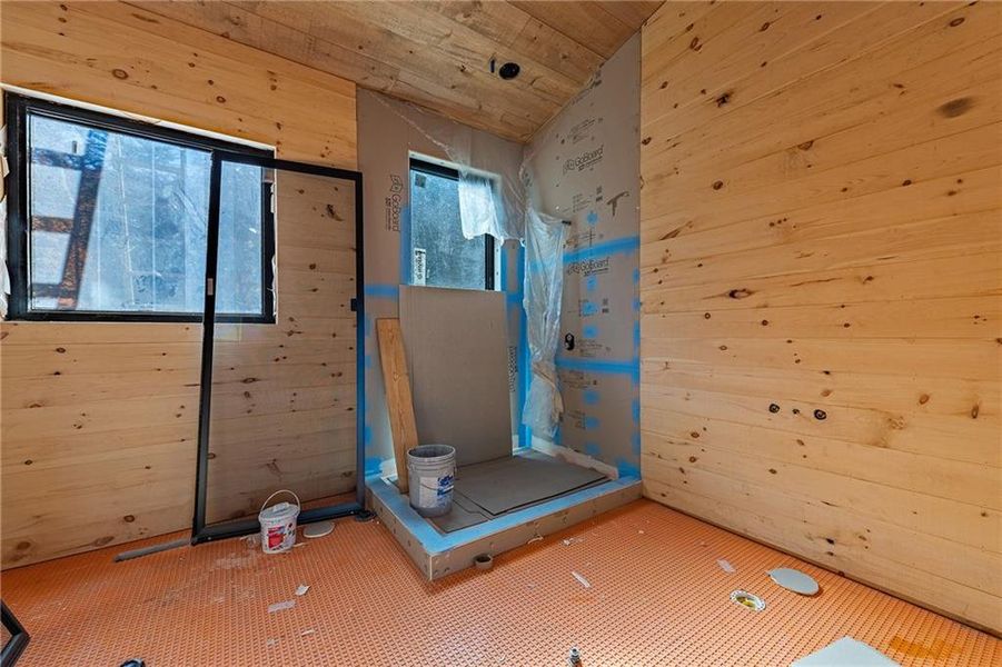 In-progress construction of a new home in , Blue Ridge, GA (Image 25).