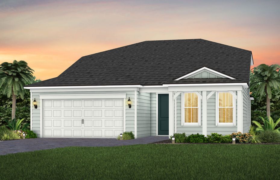 Representative exterior photo of a completed home built from the Mystique Grand by Pulte Homes in Double Branch, Middleburg, FL (Image 24).