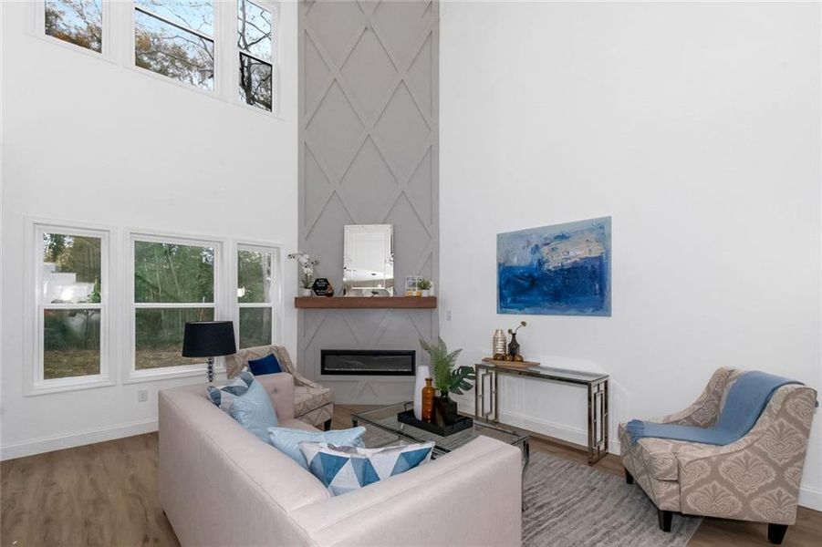 Furnished interior view inside a new home in , Atlanta (Image 30).