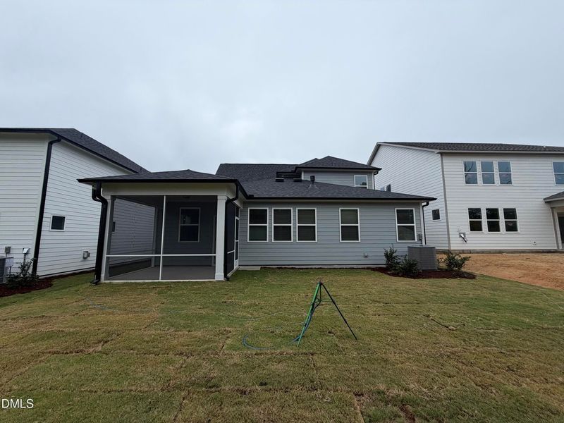 Exterior details and patio area of a home in Wendell Ridge, Wendell (Image 3).