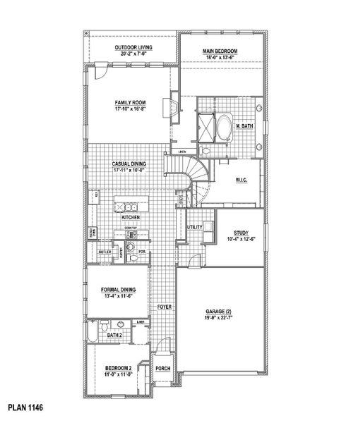 Plan 1146 1st Floor