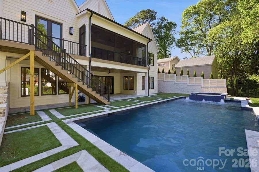 Exterior details and patio area of a home in , Charlotte (Image 20).