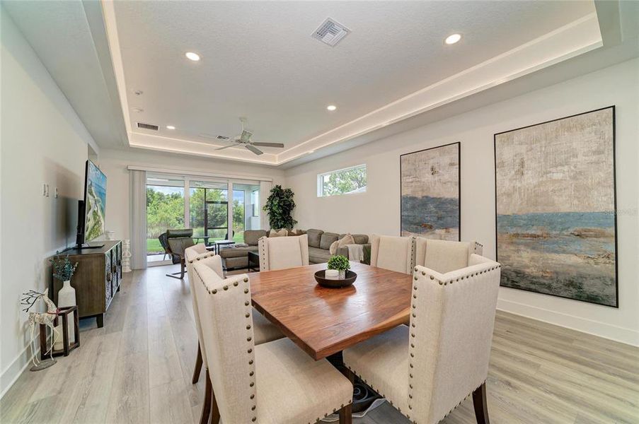 Furnished interior view inside a new home in , Sarasota (Image 7).