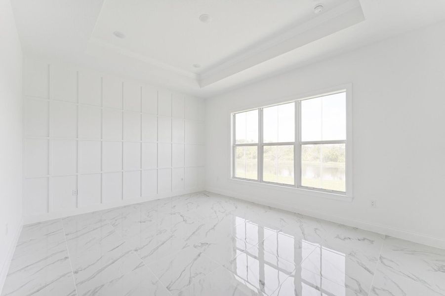Spacious, unfurnished interior of a new home in Salerno Reserve - Single Family, Stuart (Image 46). Spacious, unfurnished interior of a new home in Salerno Reserve - Single Family, Stuart (Image 46).
