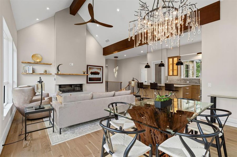 Furnished interior view inside a new home in , Dallas (Image 11). Furnished interior view inside a new home in , Dallas (Image 11).