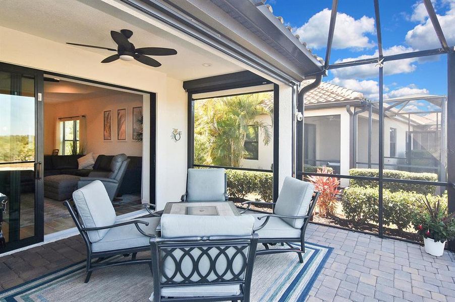 Exterior details and patio area of a home in , Englewood (Image 24).